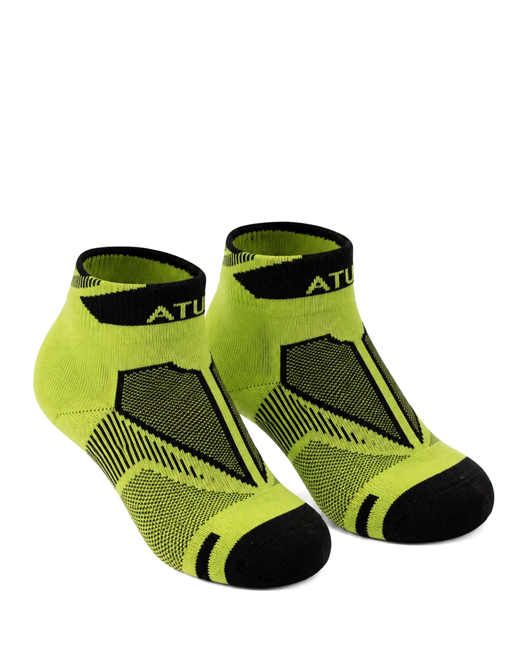 Kids Low-Cut Green Training Socks-Atum -14346600