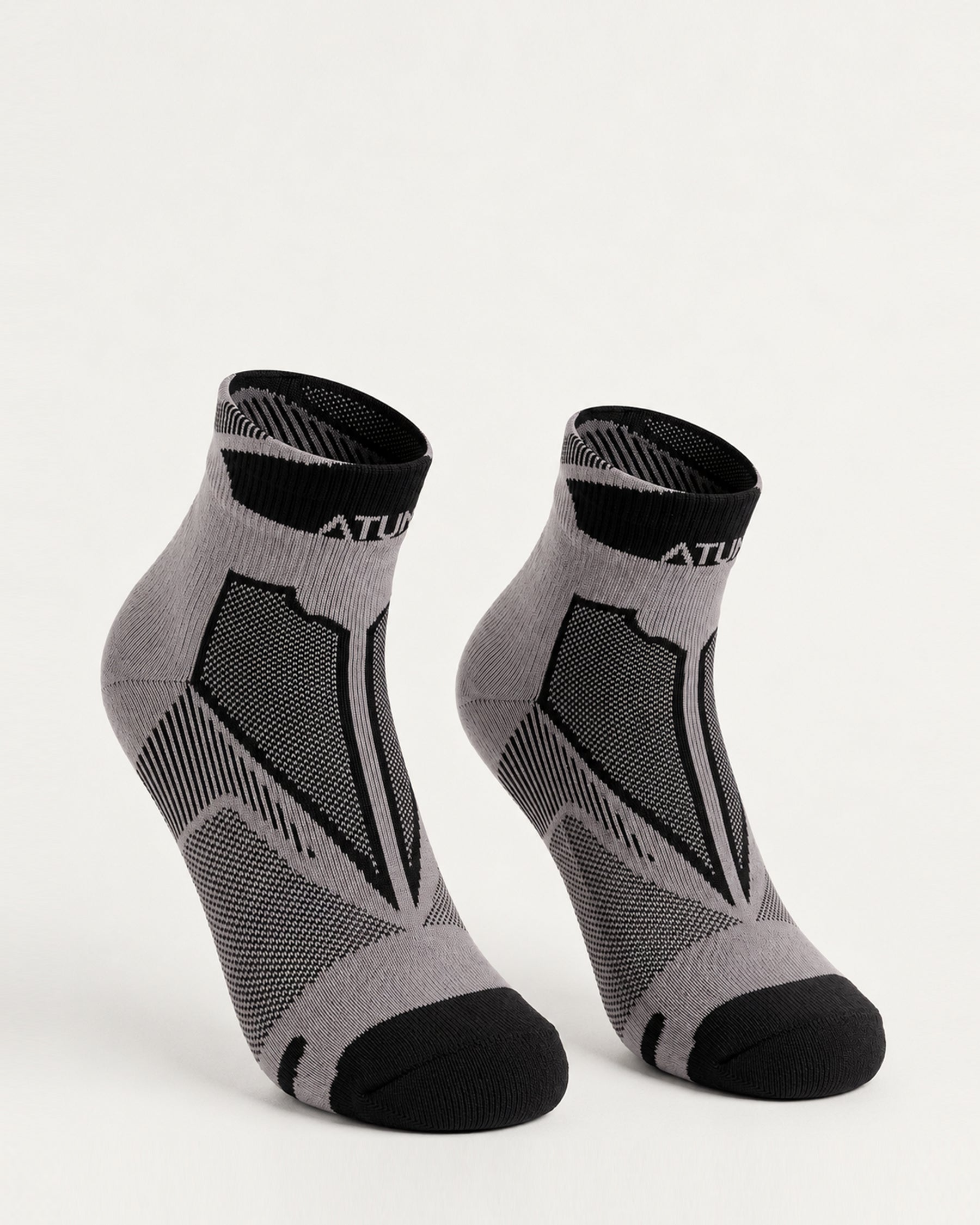 Kids Low-Cut Gray Training Socks-Atum -48224528