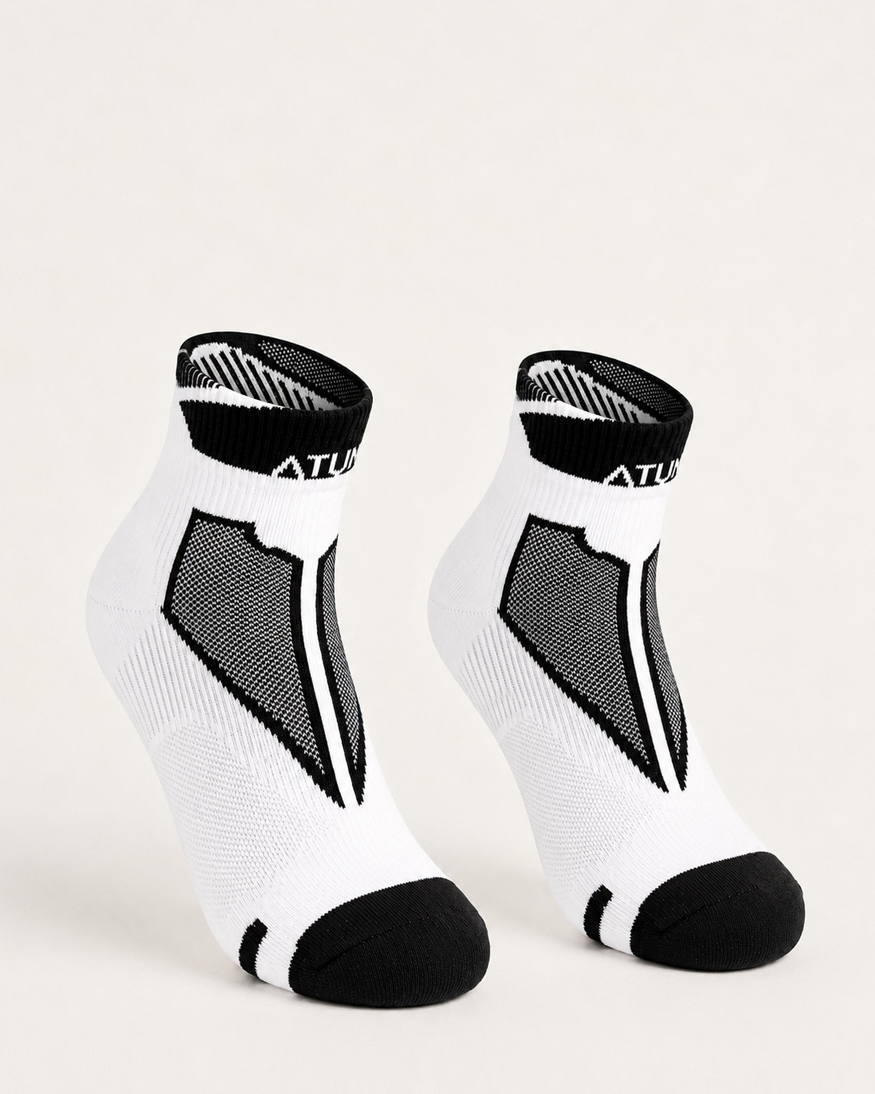 Kids Low-Cut White Training Socks-Atum -77583360