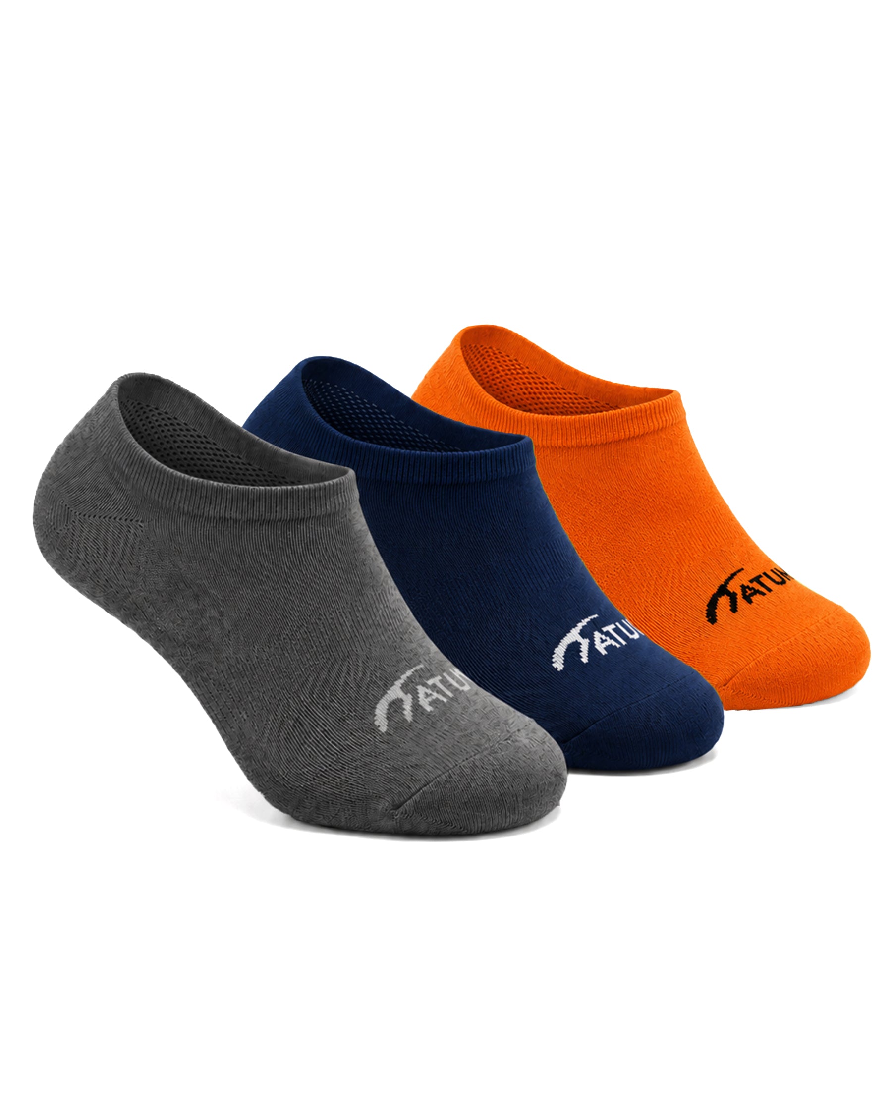 Kids Low-Cut MixOrange Training Socks-Pack of 3-Atum -30447542