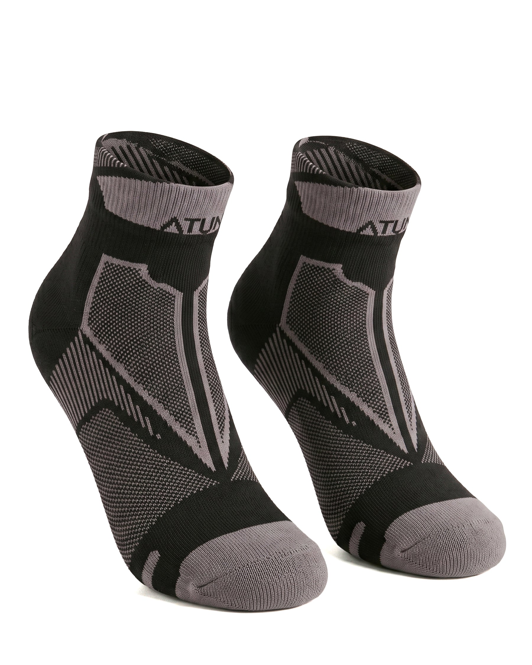 Adults Unisex Low-Cut Black Training Socks-Atum -73695766
