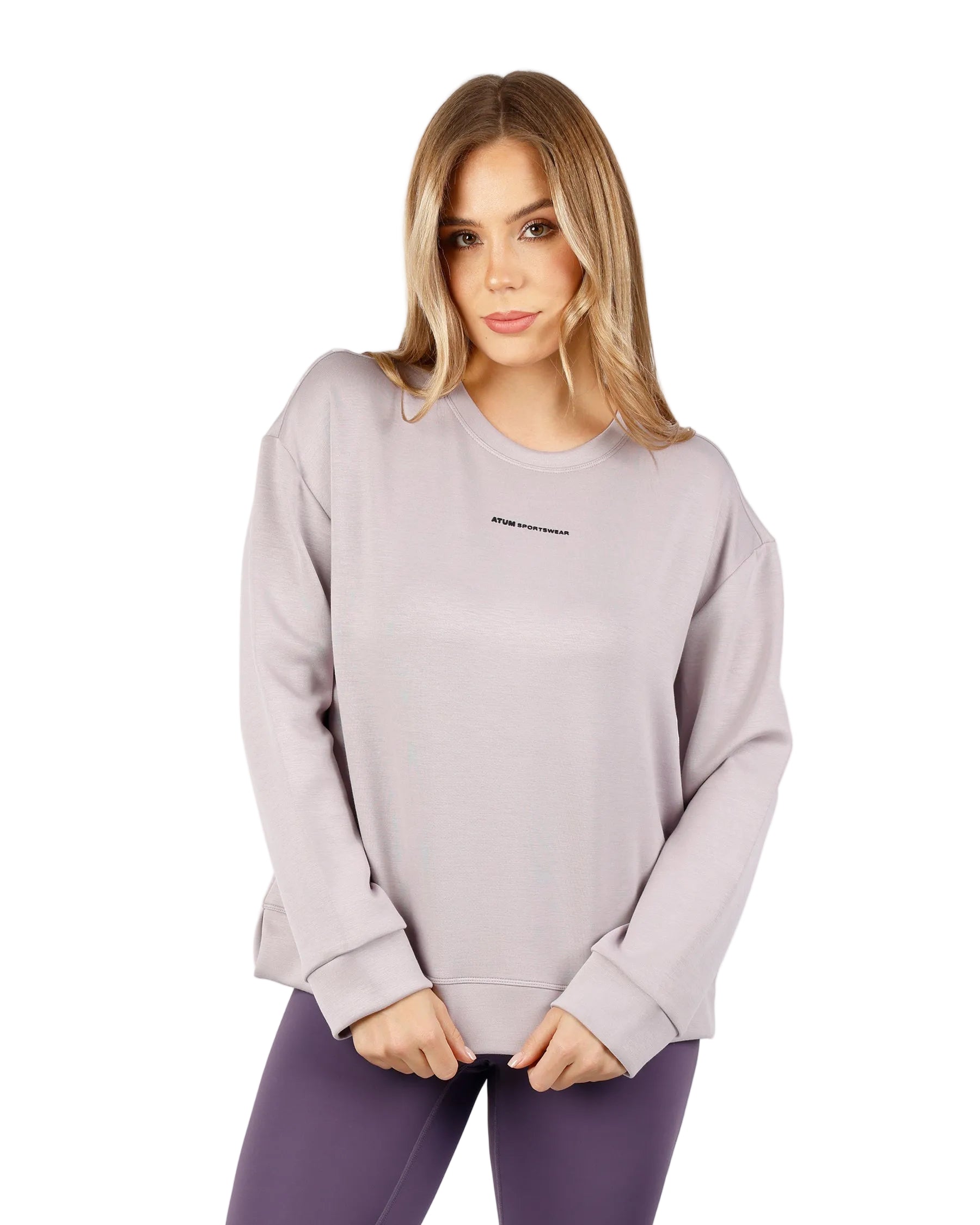 Essential Crew Light Purple Top-Atum -57416261
