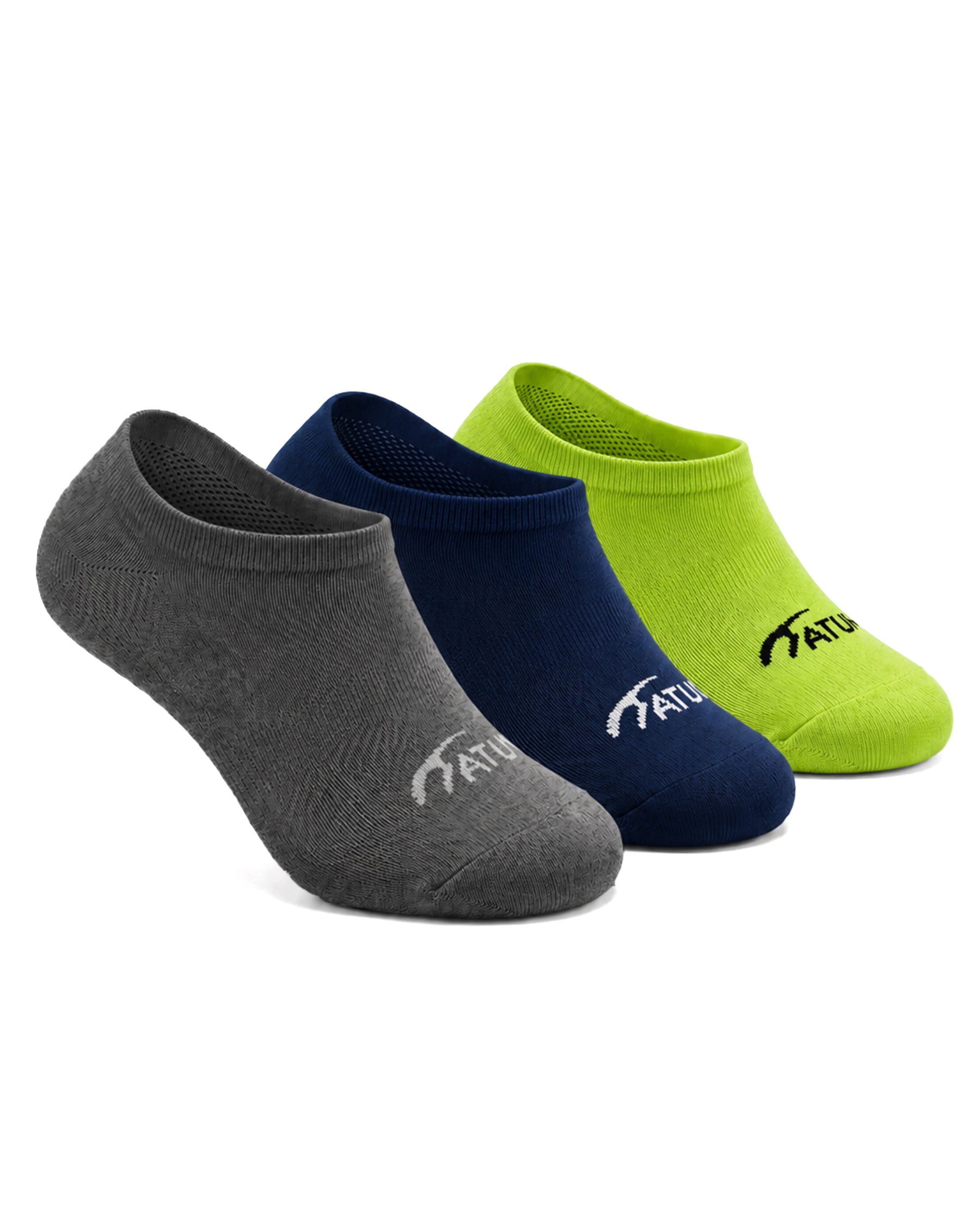 Kids Low-Cut MixGreen Training Socks-Pack of 3-Atum -28348484