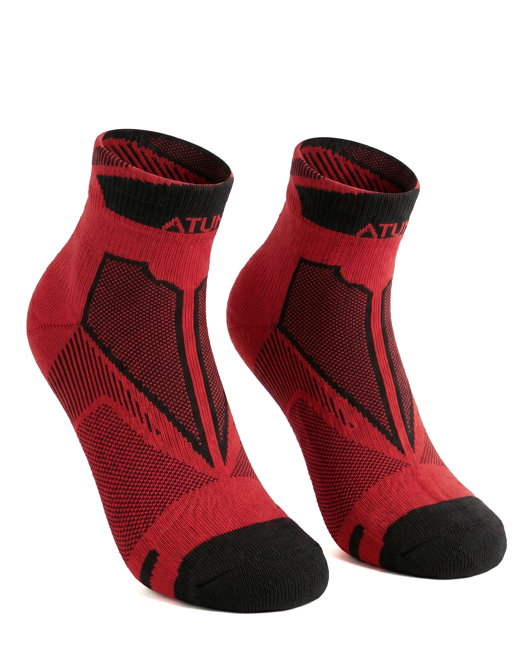 Adults Unisex Low-Cut Red Training Socks-Atum -19469575