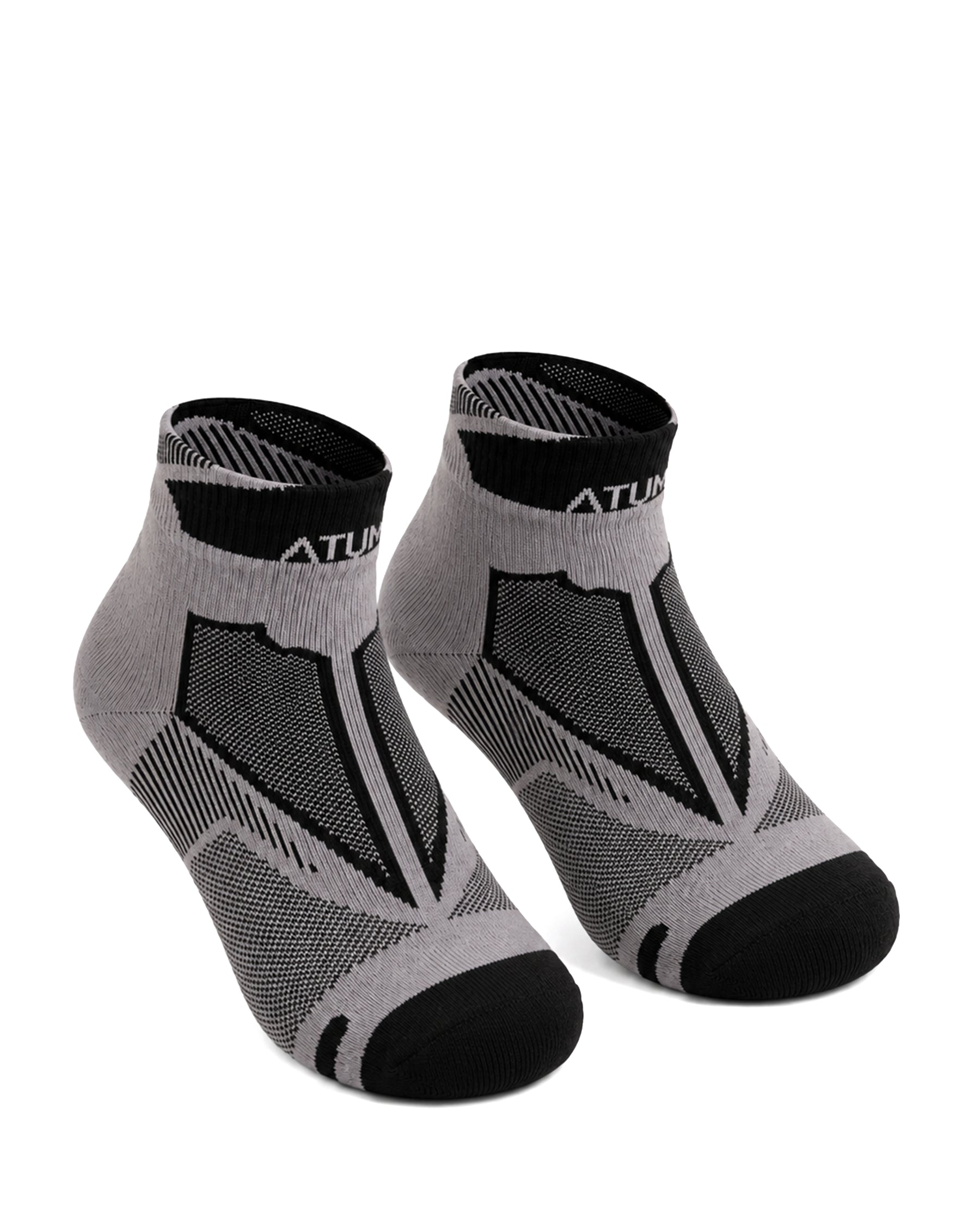 Kids Low-Cut Gray Training Socks-Atum -67292689