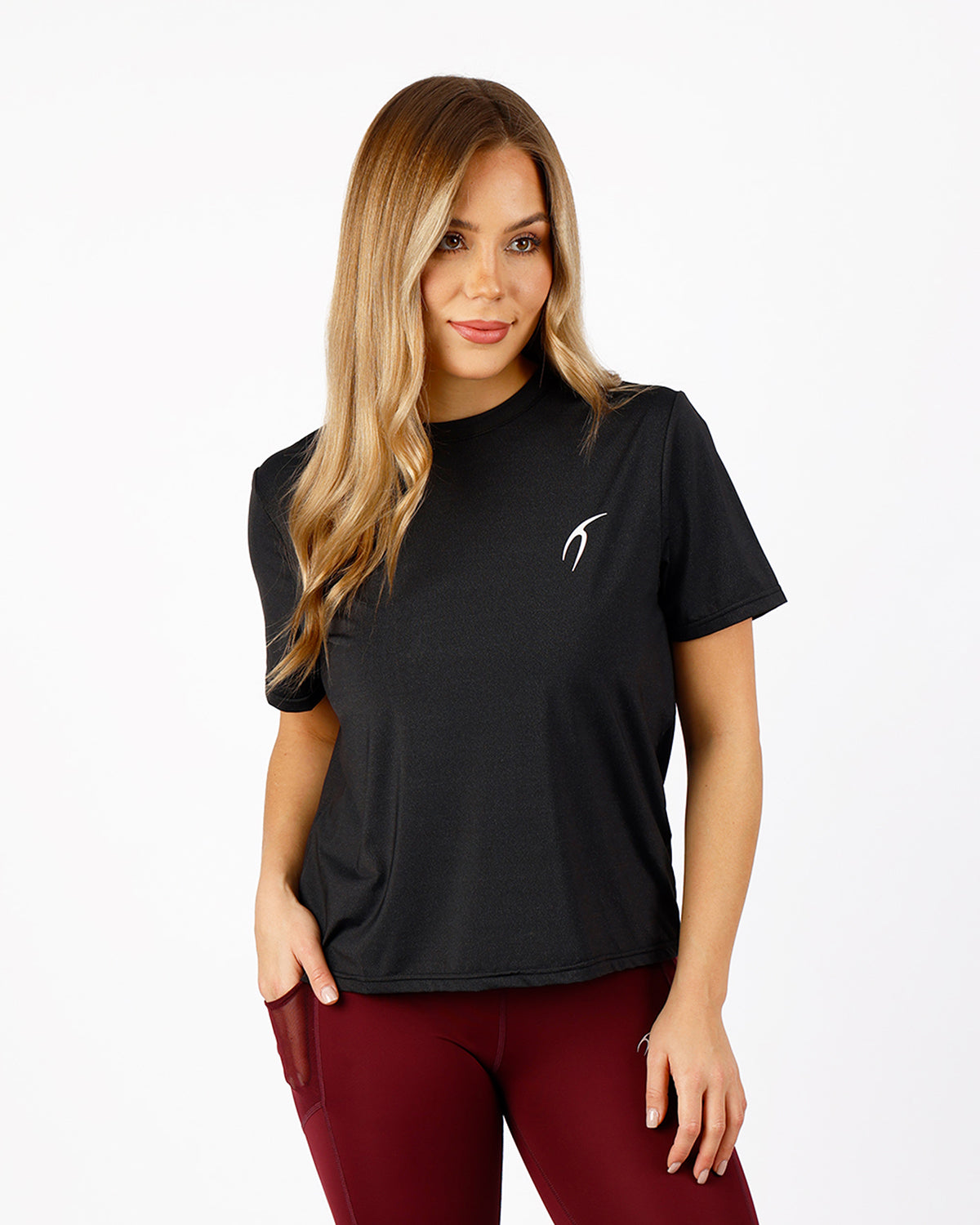 Hyper Short-Sleeves Black Training Top