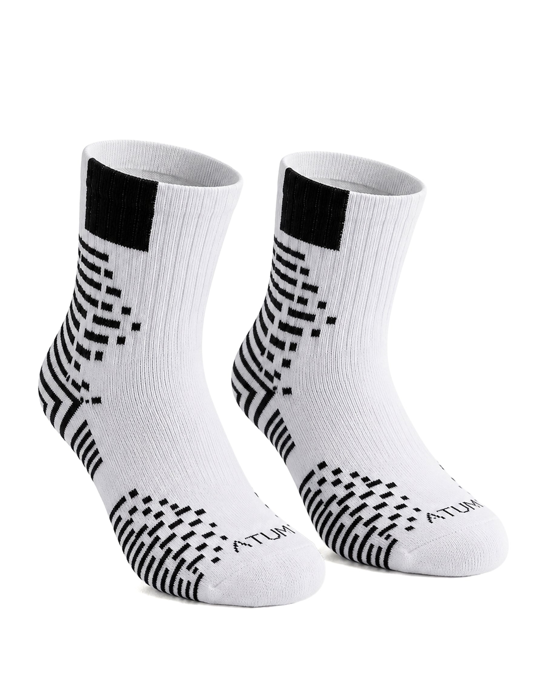 Kids Mid-Crew White-Tex Training Socks-Atum -98954357