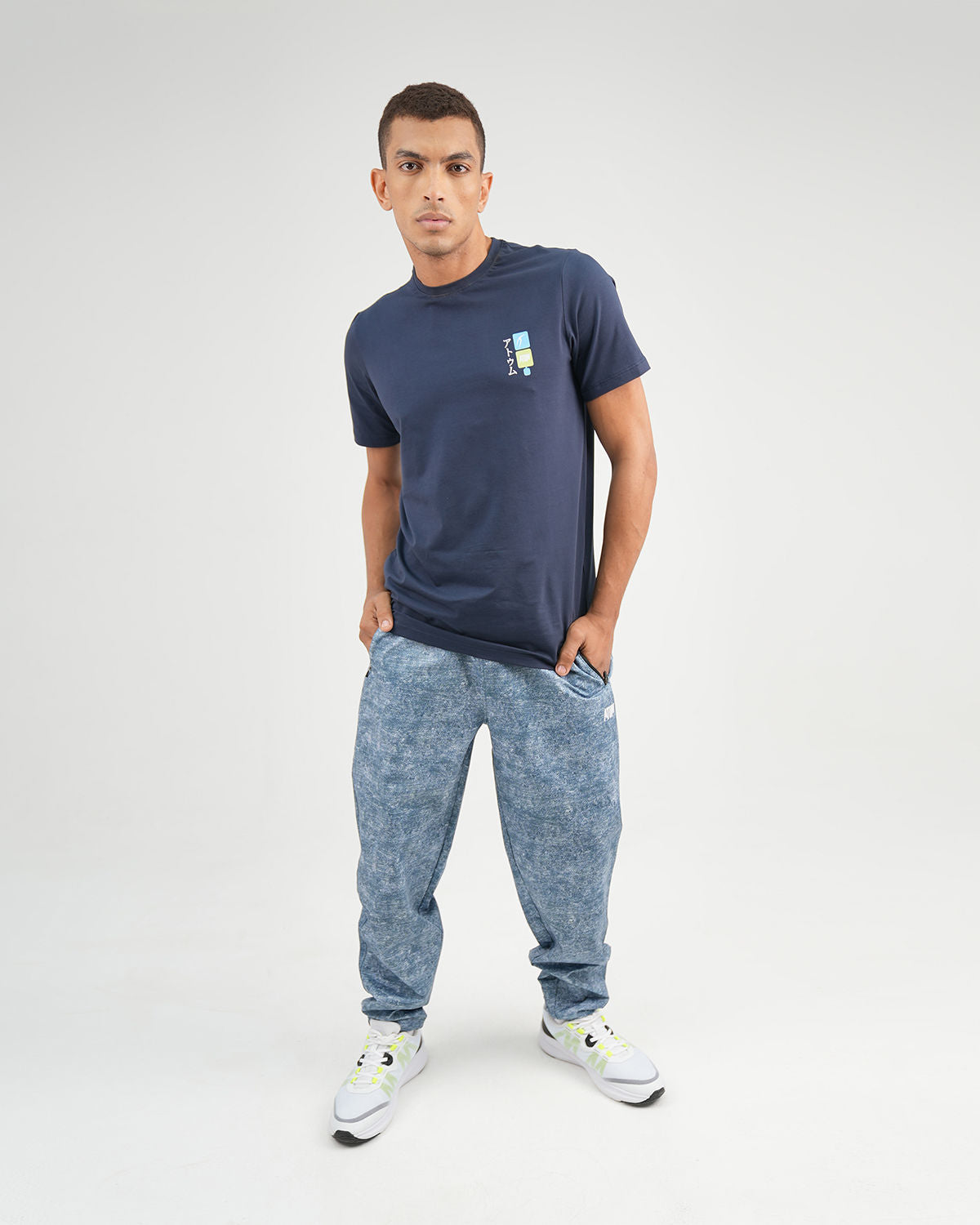Dragon Strike Graphic Navy T-Shirt-Atum -47874488