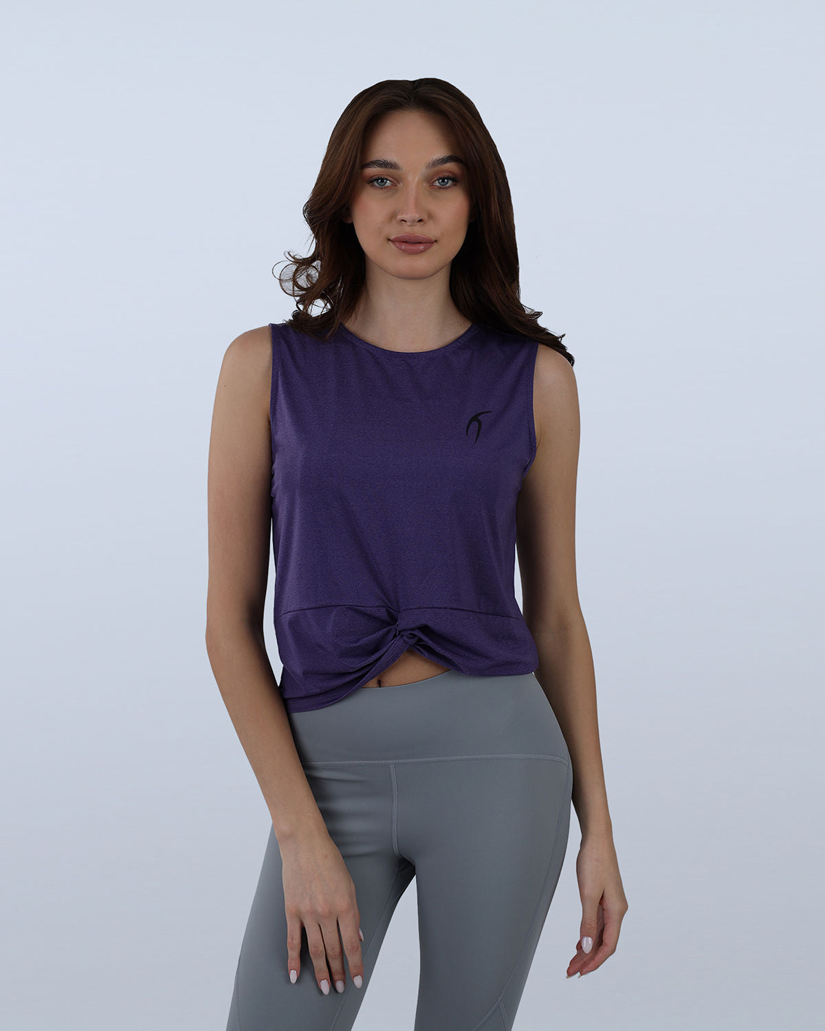 YOGA Twist Cropped Tank Top