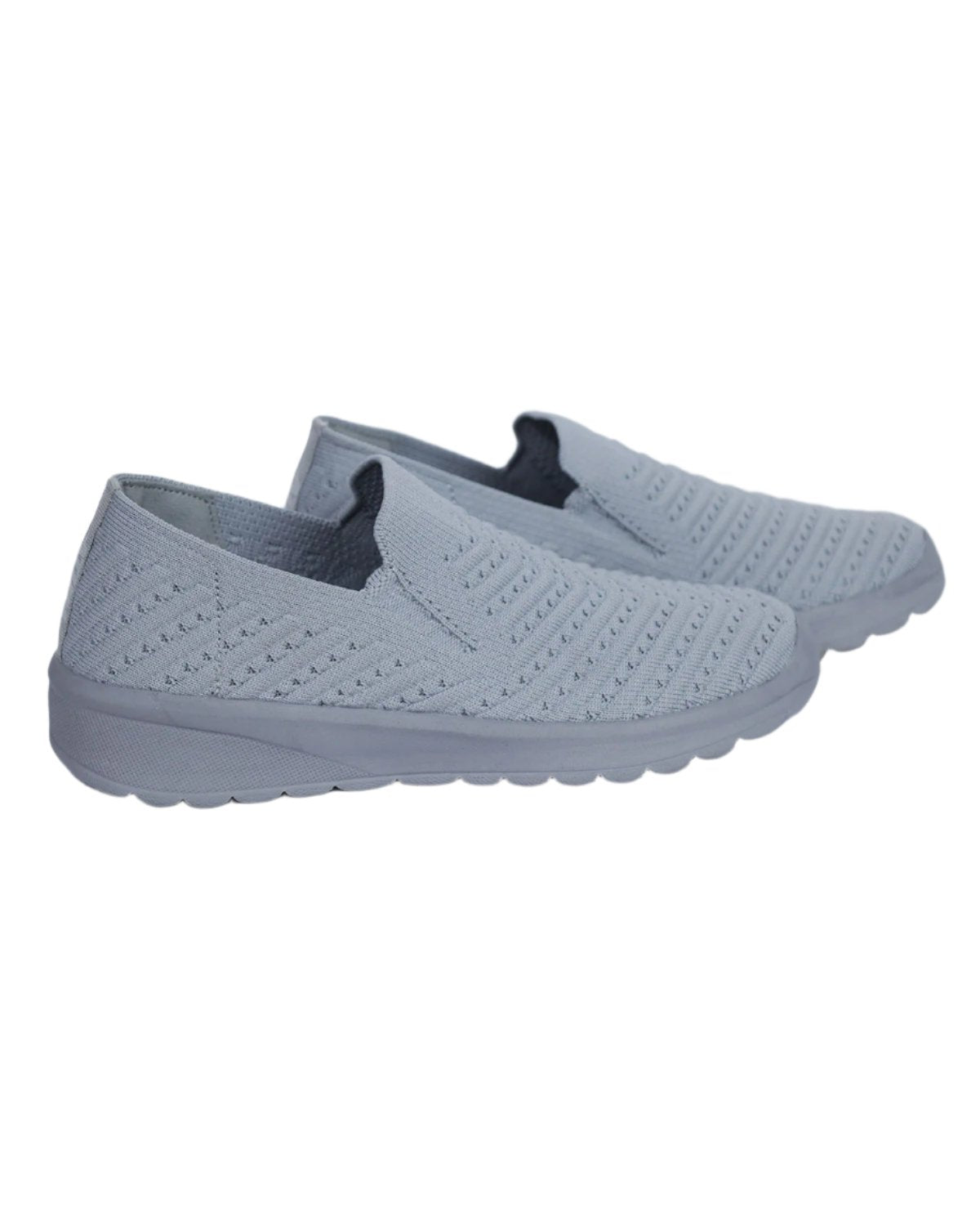 Stylish Slip-On Gray Women Shoes-Atum -95604219
