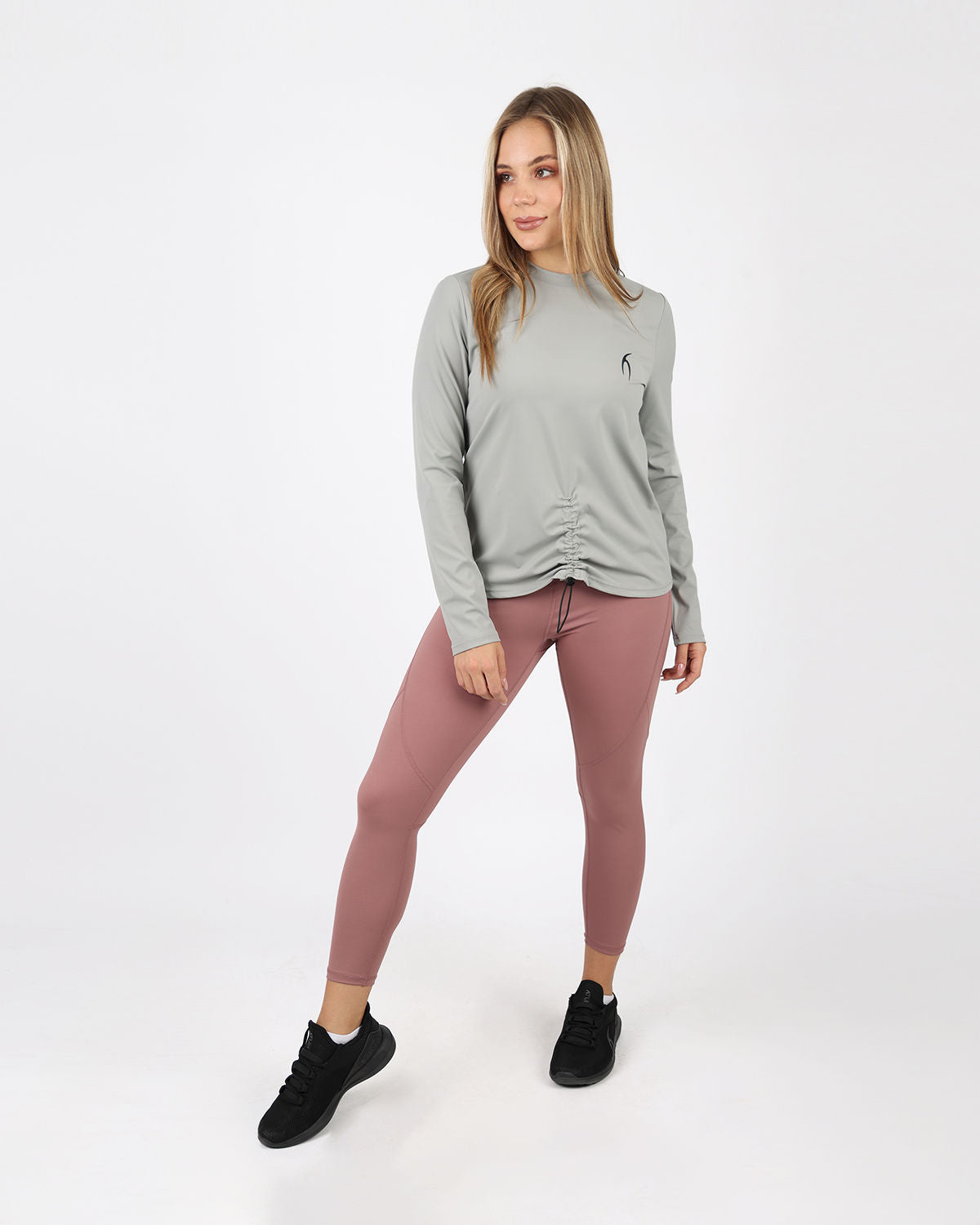 Training Long-Sleeve Gray T-Shirt-Atum -84659941