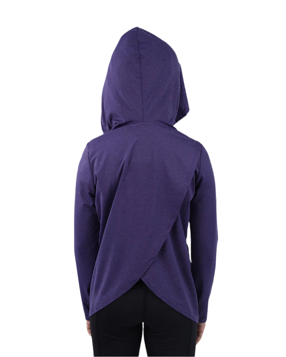 Vivid Long-Sleeve Purple Hoodie-Atum -68009914