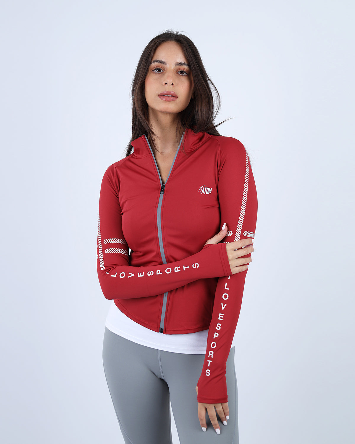  Athleisure Inspire جاكيت نسائي بسحاب من 