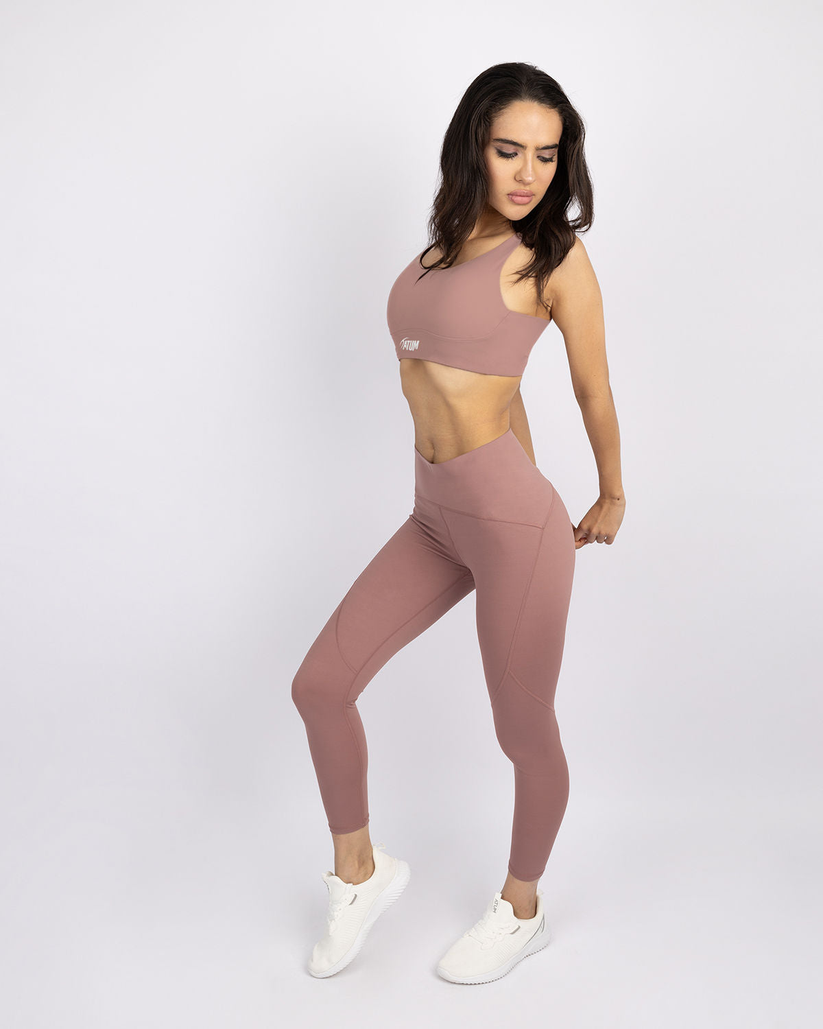 Premium High-Waisted Cashmere Leggings-Atum -52672000