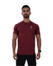 Dri-FIT Short-Sleeve Burgundy Fitness Top