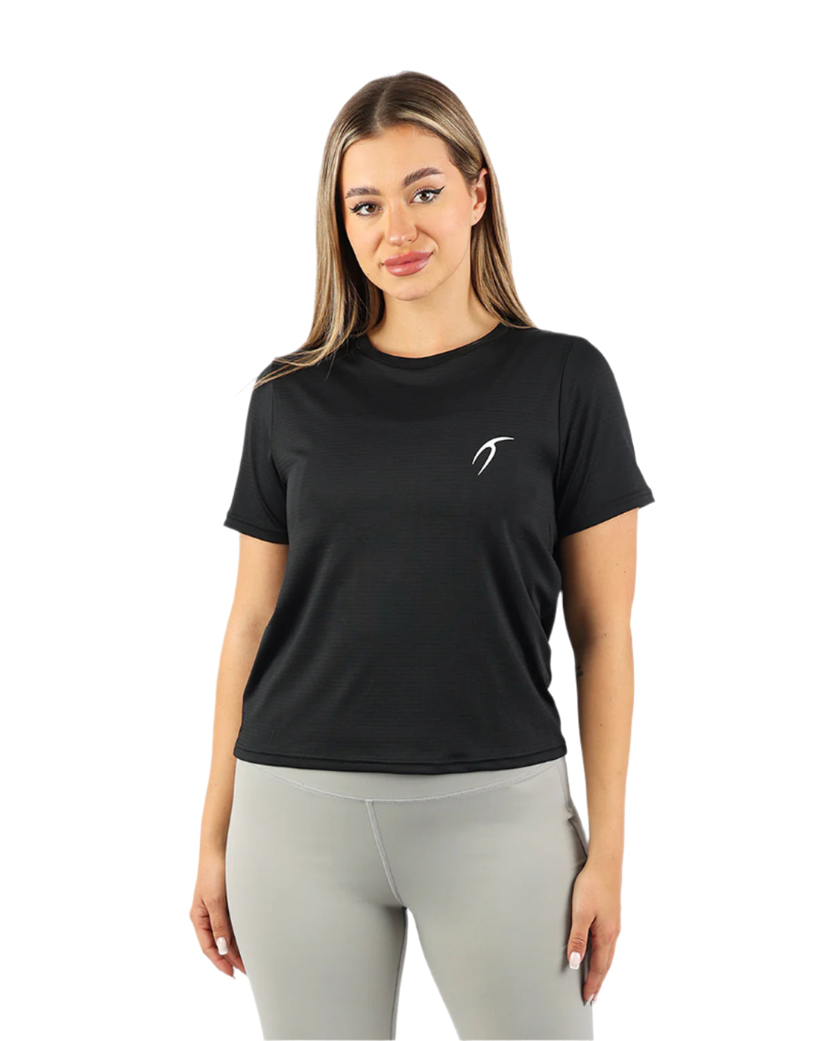 Freedom Short-Sleeves Black Training Top-Atum -33474633