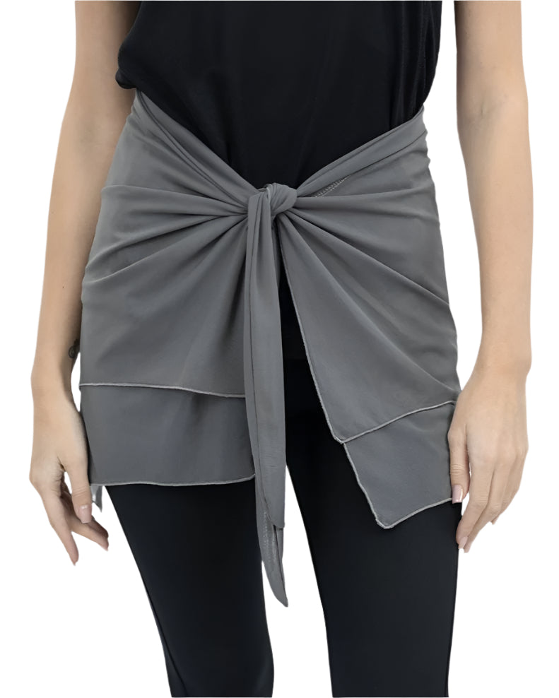 Women's Gray Hip Cover-Up-Atum -4582830