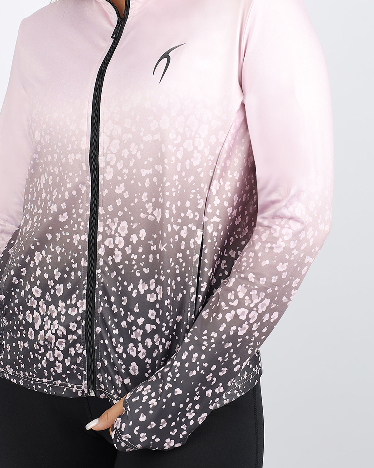 Colored Print Pink Jacket-Atum -20065949