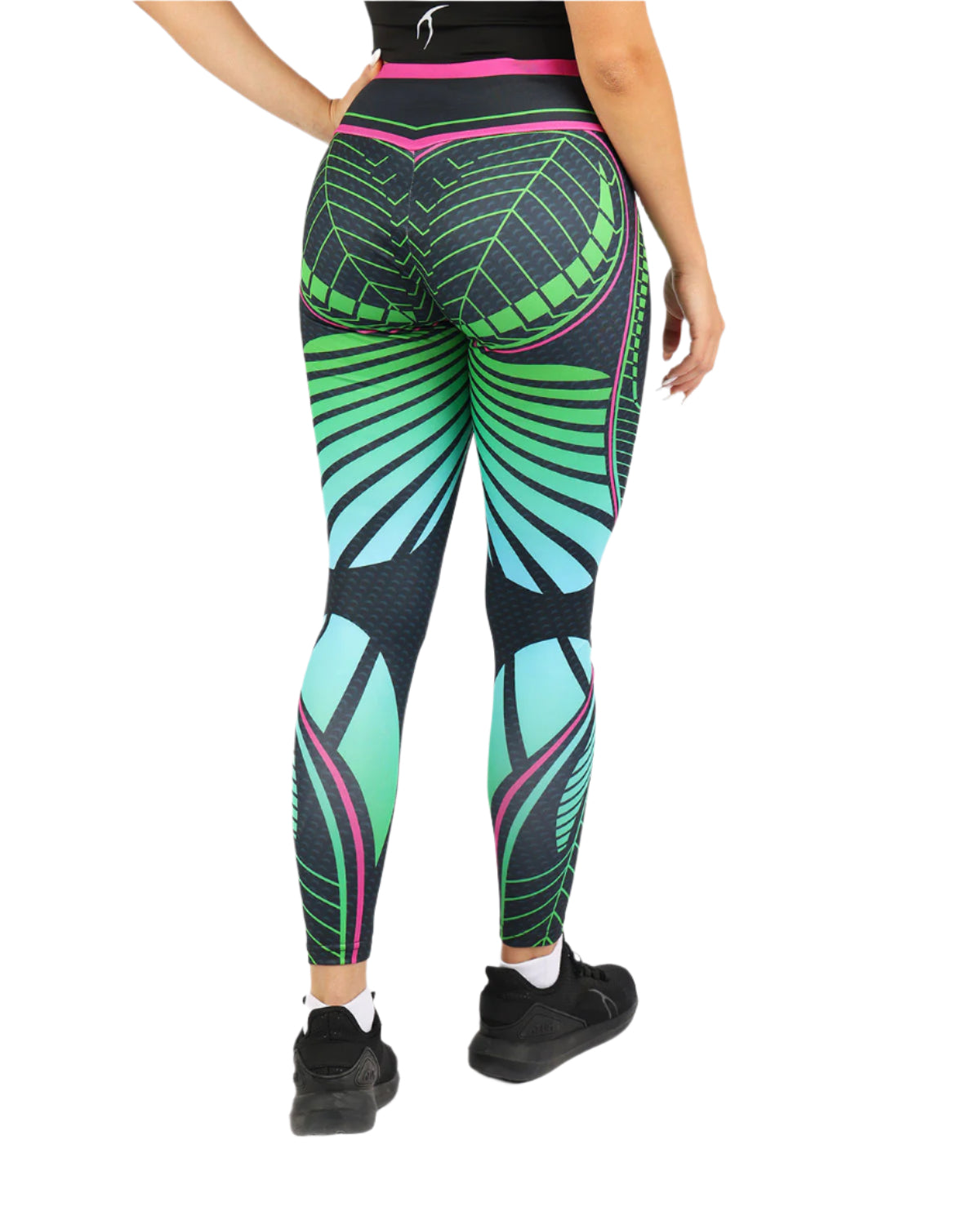 Strike Performance Green Leggings-Atum -14658021