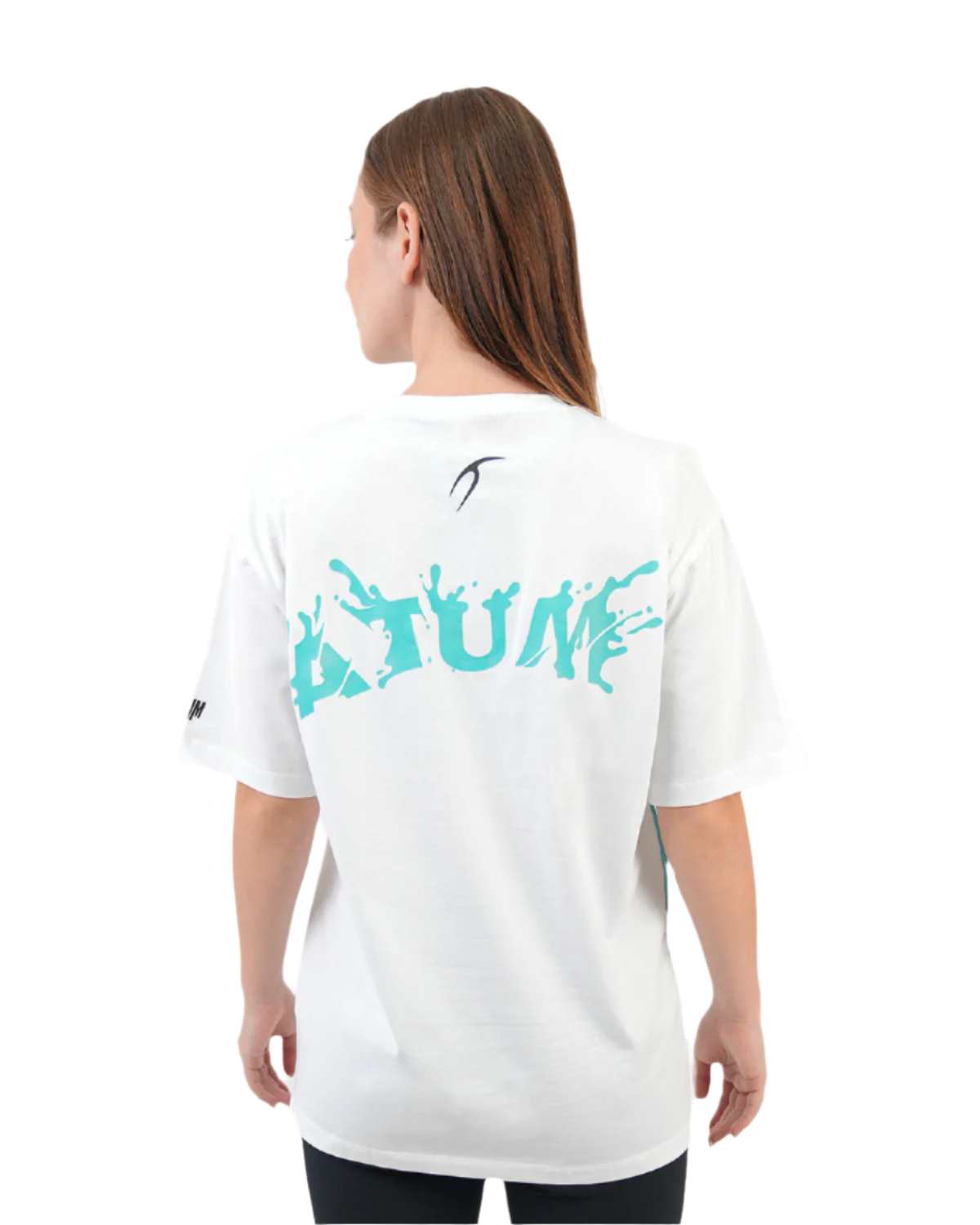 Oversized Splash White T-Shirt-Atum -63641178