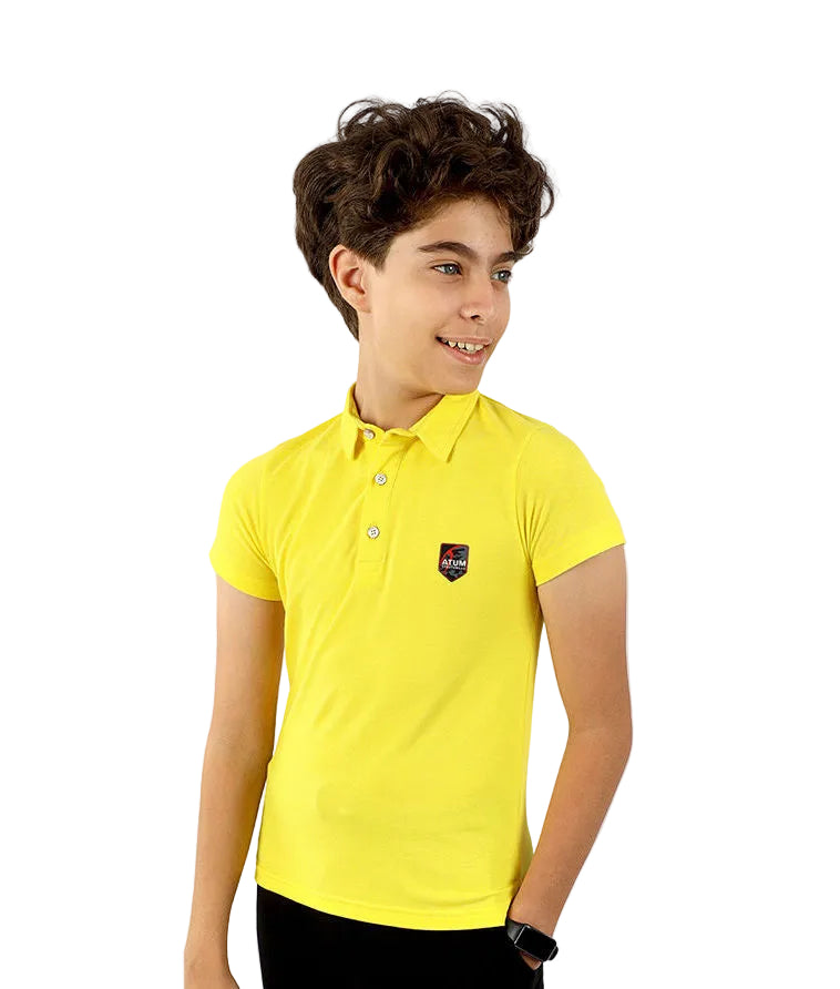 Boy's Yellow Polo Shirt-Atum -79680783