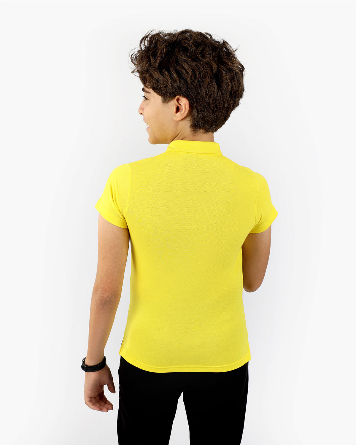 Boy's Yellow Polo Shirt-Atum -93247430