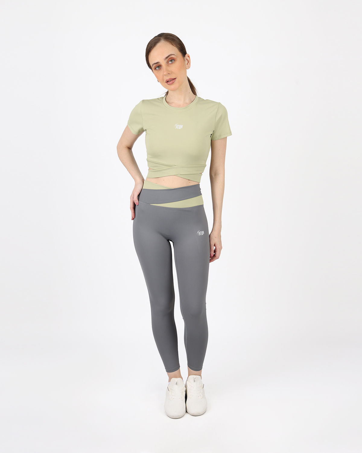 Horizon Duo Curve Gray Leggings-Atum -34569976