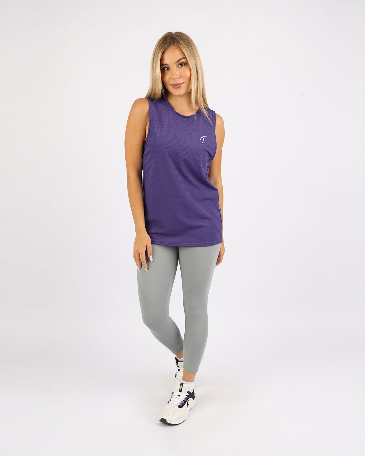 Victory Sleeveless Purple Tank Top-Atum -69270683