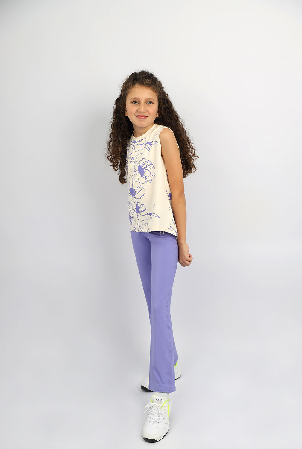Atum Girl's Flowery Tank Top - Atum Egypt 