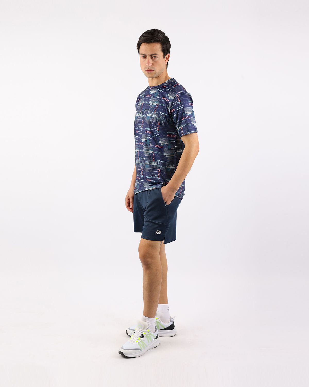 Cyberwave Men's Navy T-Shirt-Atum -44507182