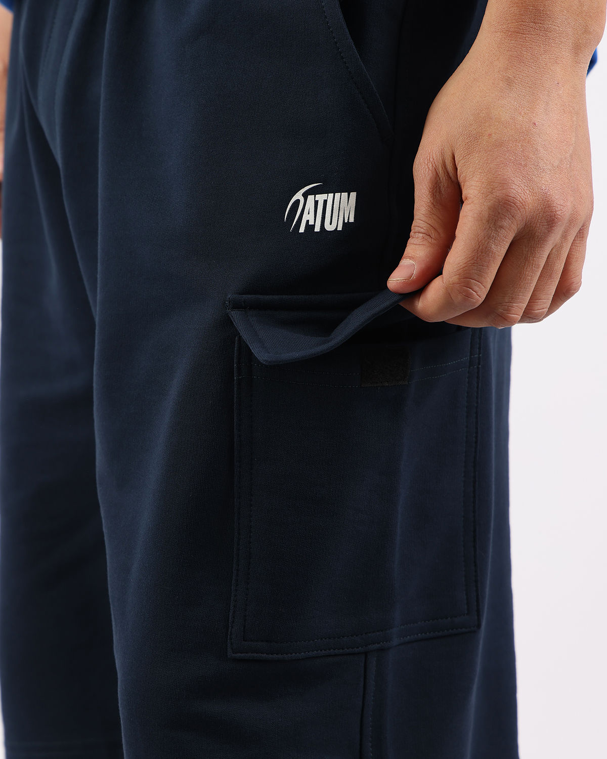 Essential Cargo Men's Navy Shorts-Atum -12269844