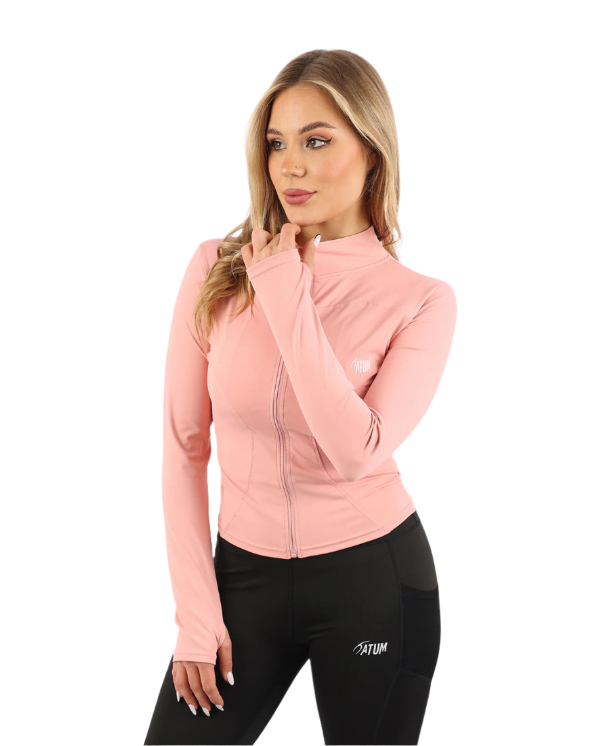 Verde Women's Zip Rose Jacket-Atum -41325315