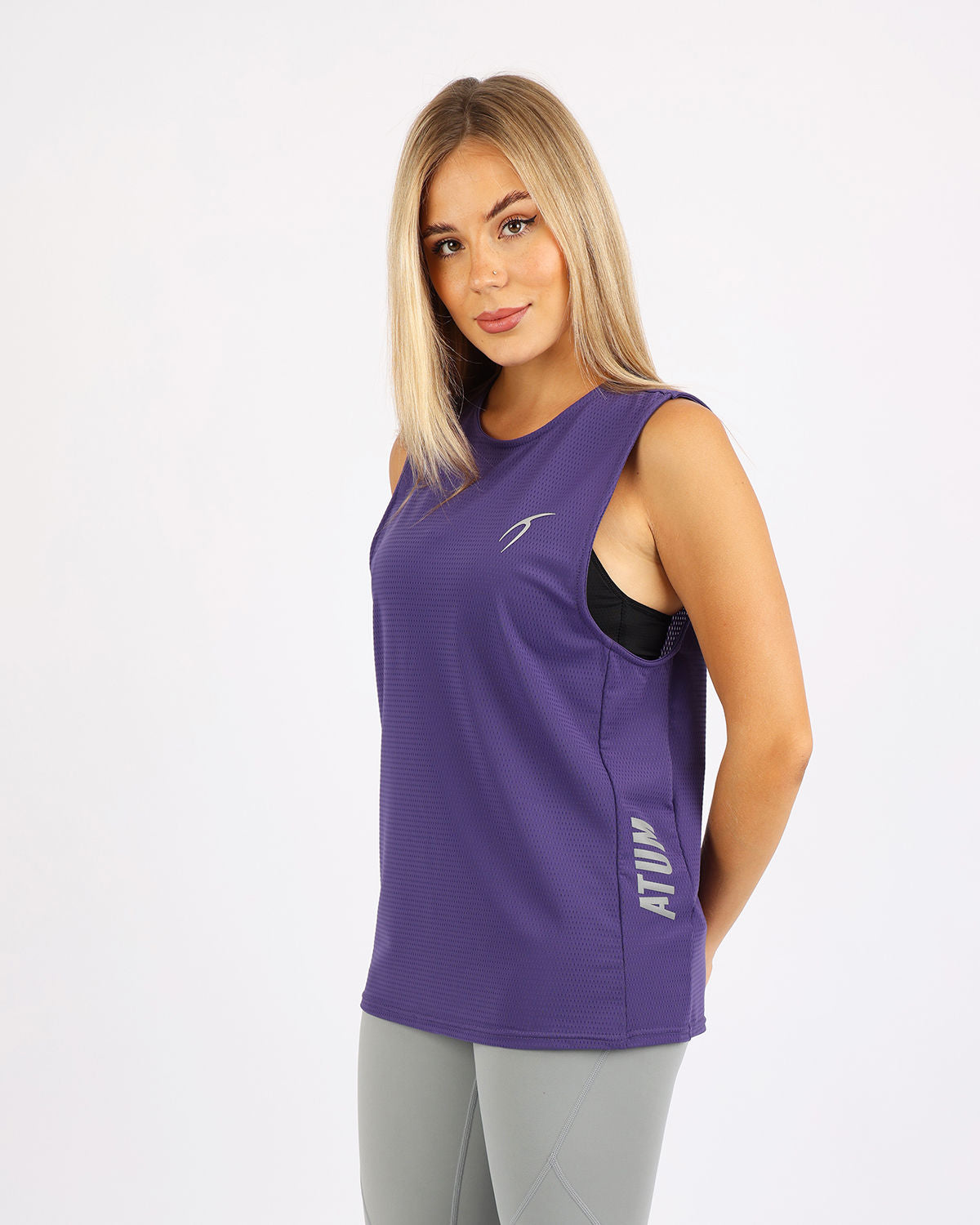 Victory Sleeveless Purple Tank Top-Atum -29111409