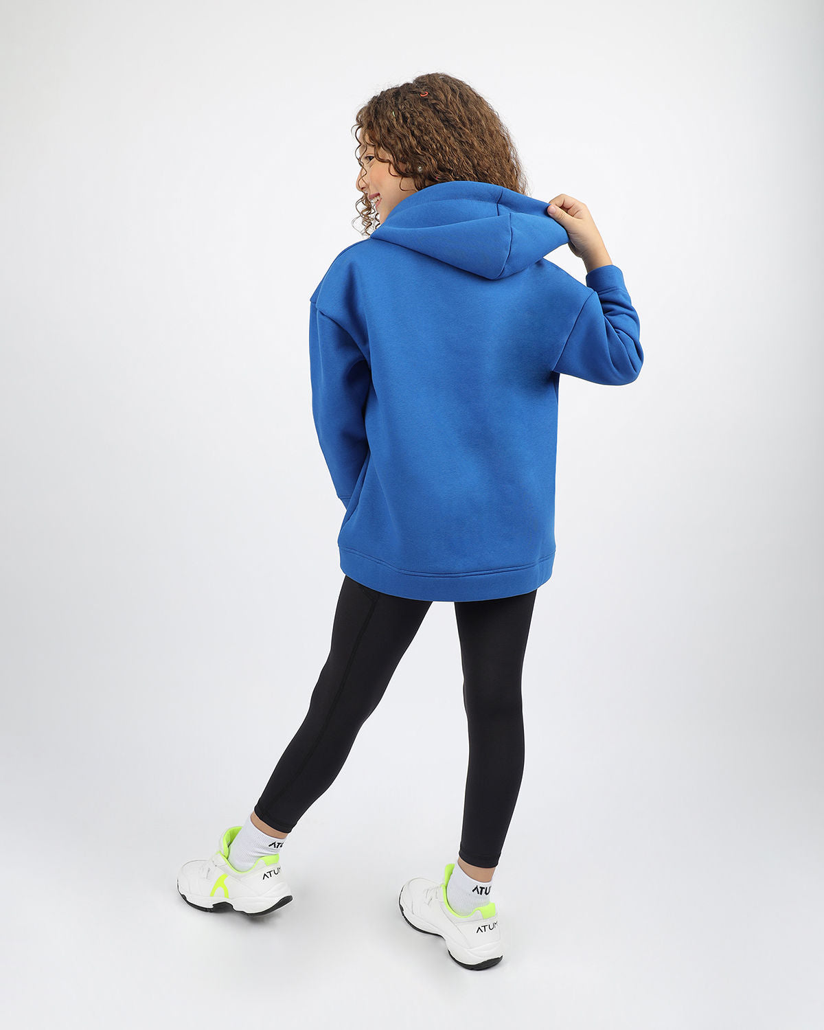 Oversized Girl's Blue Sweatshirt-Atum -39983450