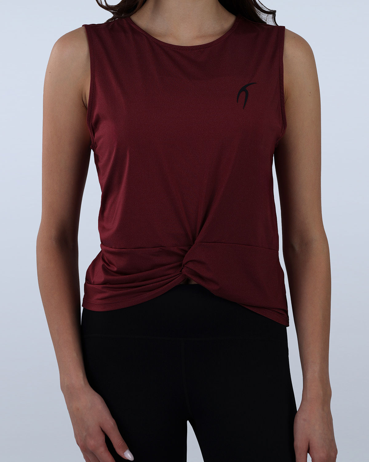 YOGA Twist Cropped Tank Top