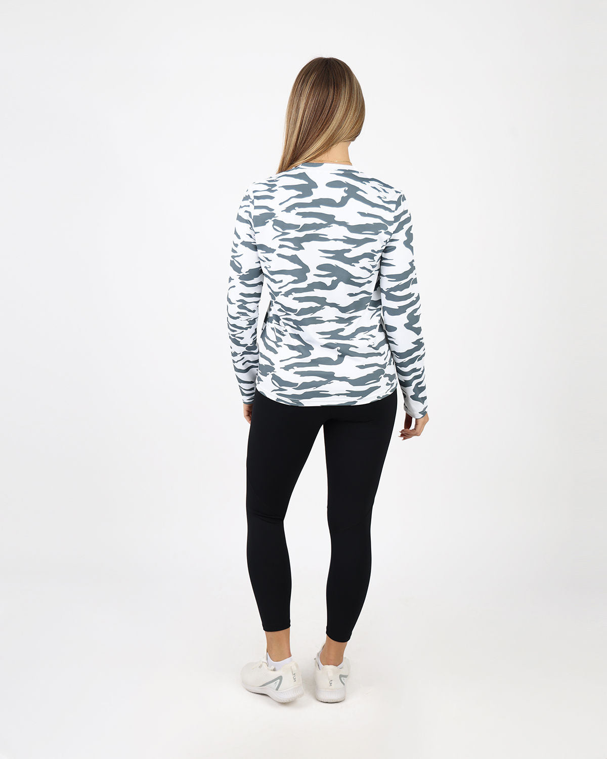 Cinchable Long-Sleeve Gray T-Shirt-Atum -3061535