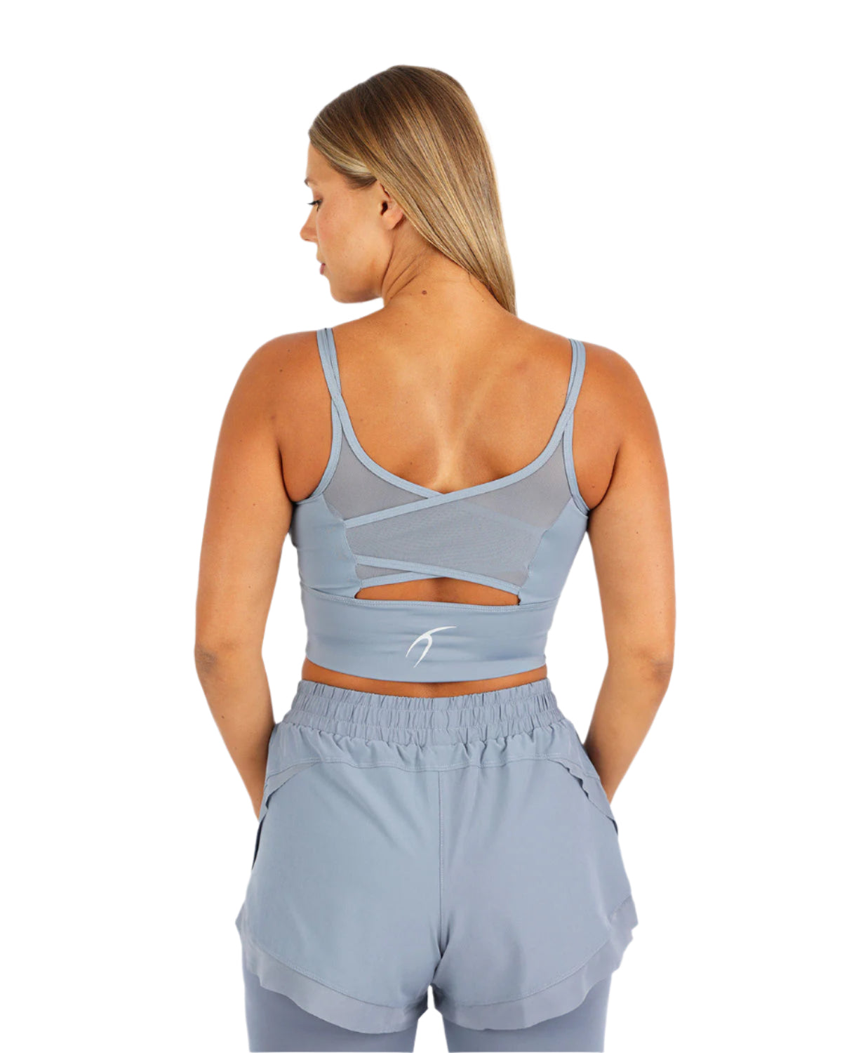 SculptFlex Blue Crossback Bra-Atum -44895835