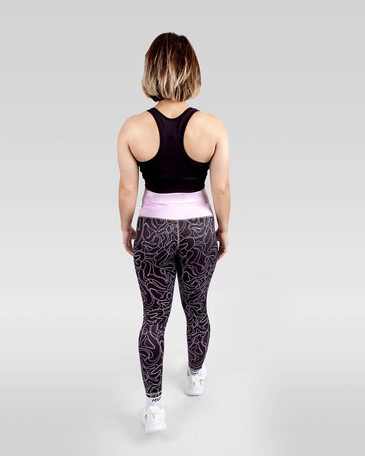 Women's Limitless Black Leggings-Atum -40999634