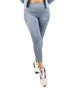 Pocket Flex Capri Blue Leggings