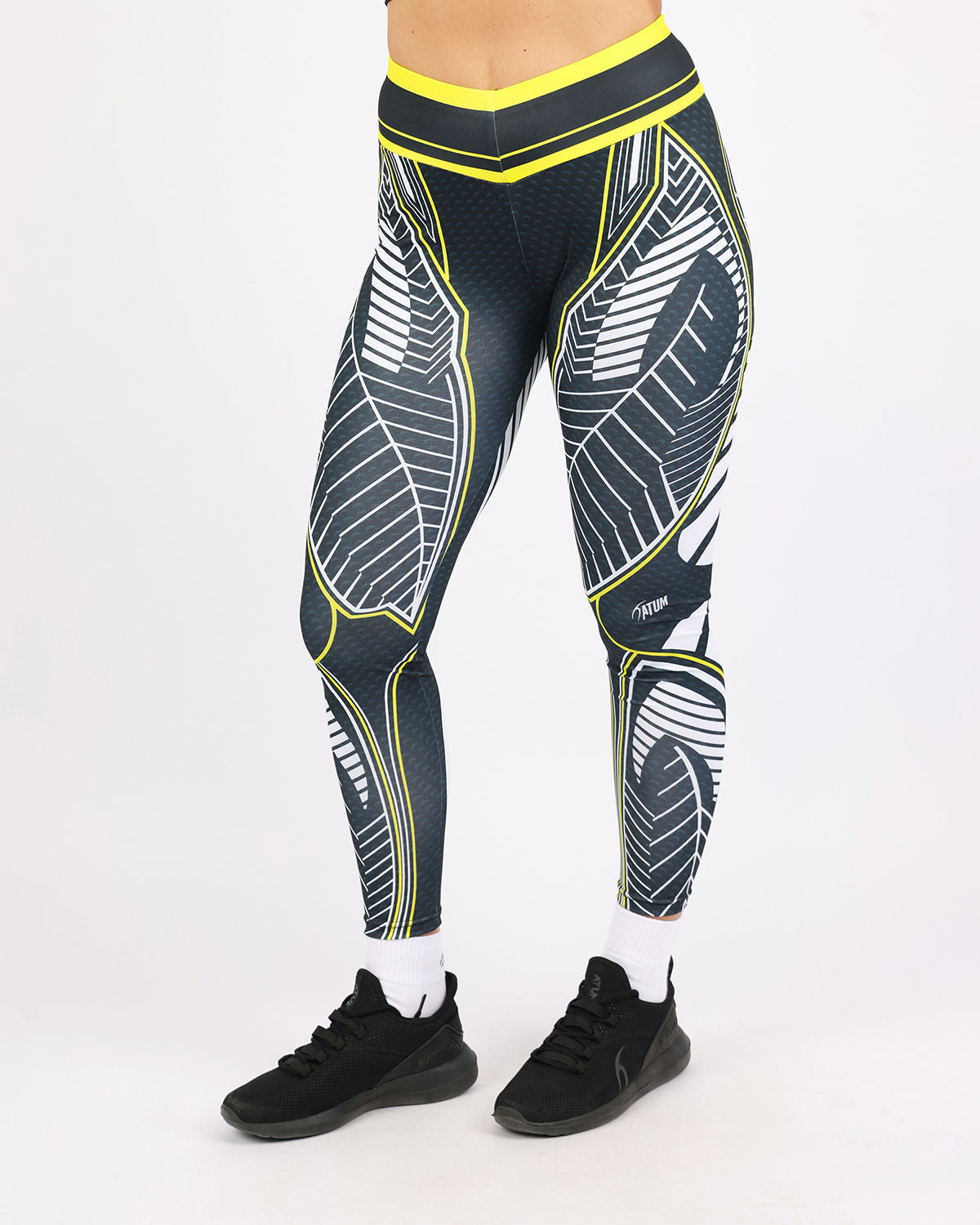 Strike Performance Yellow Leggings-Atum -44329283