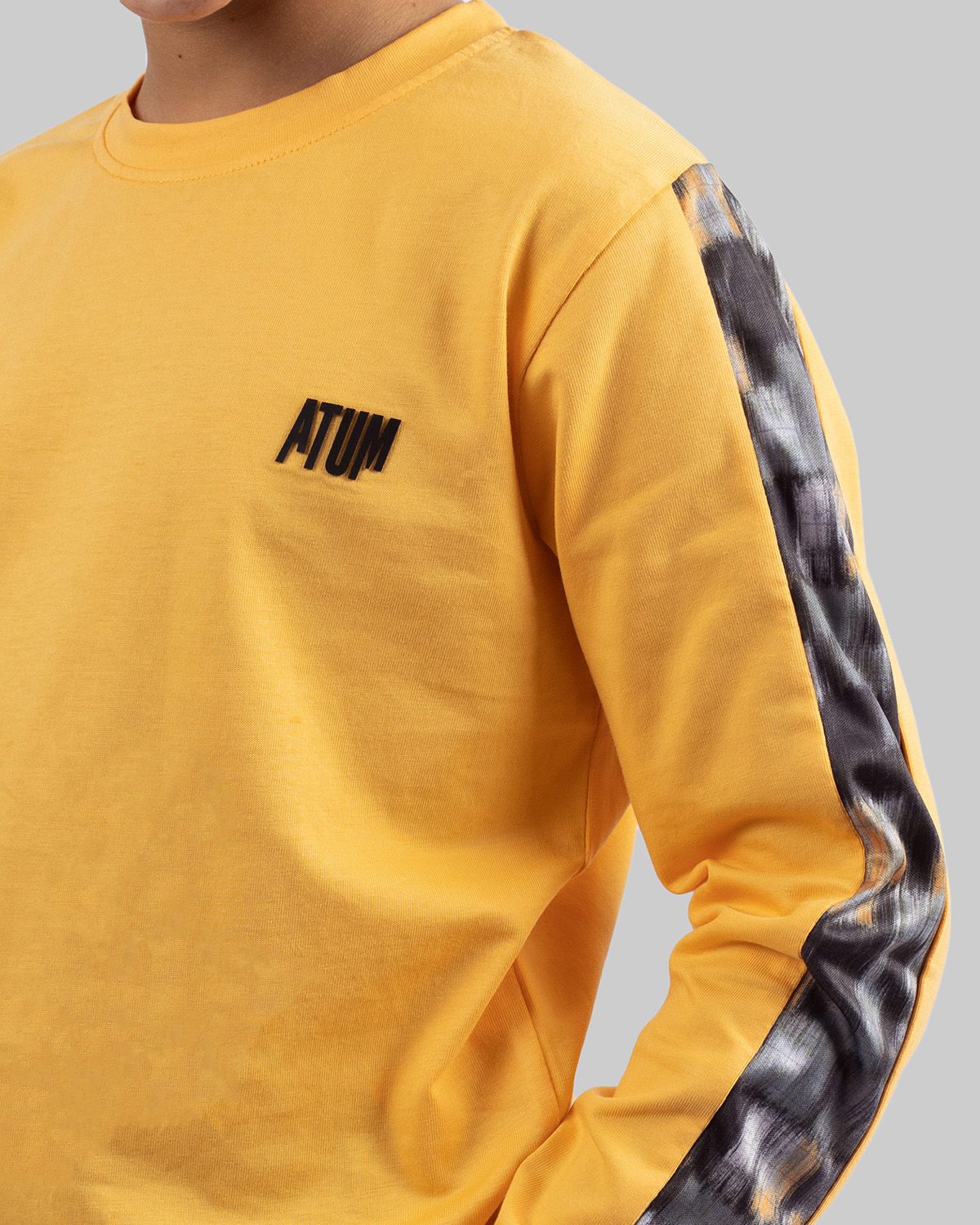 Long Sleeves Boy's Gold T-Shirt-Atum -79604738