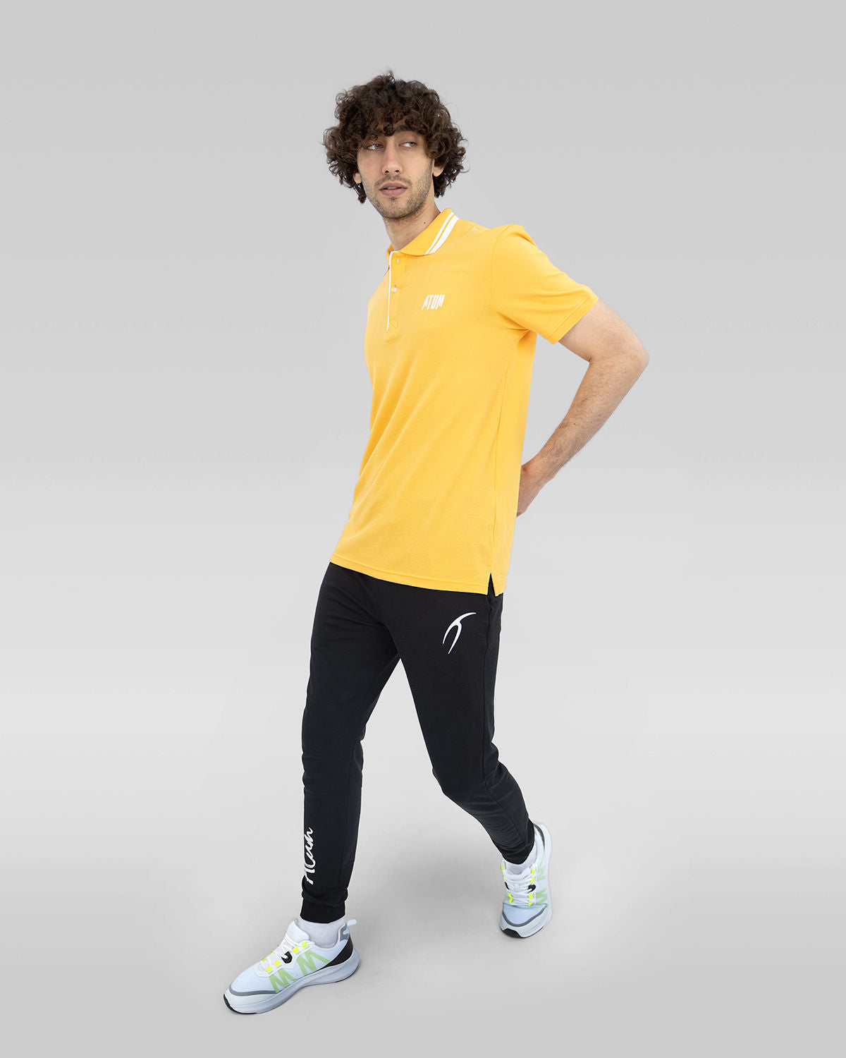 Splash Men's Gold Polo Shirt