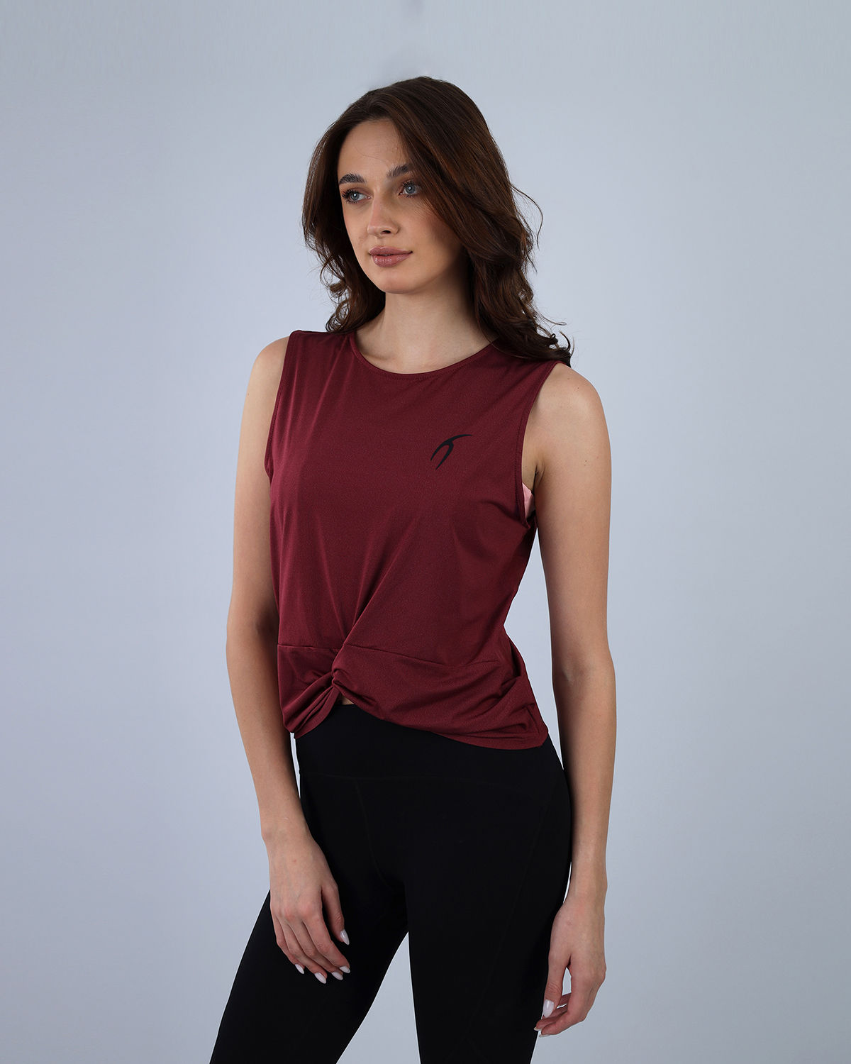 YOGA Twist Cropped Tank Top