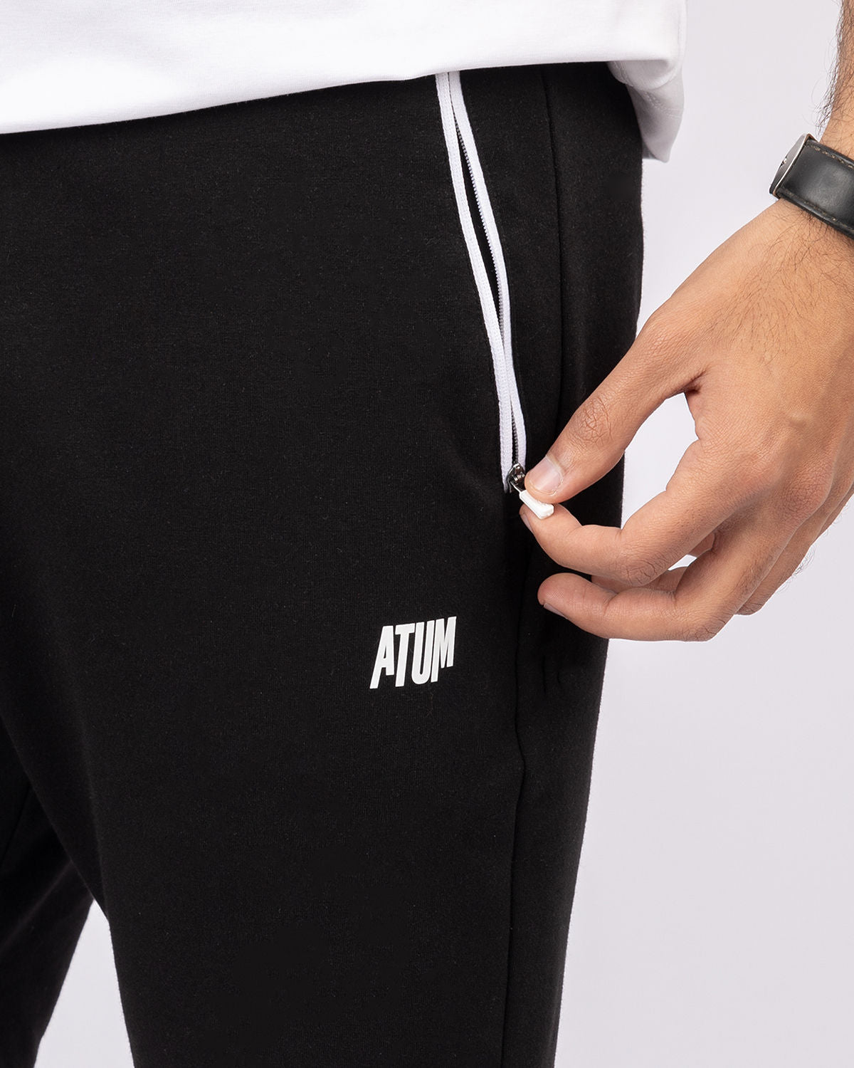 Men's Black Standard Fit-Short-Atum -86268960