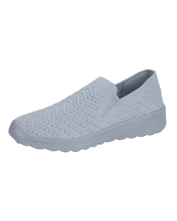 Stylish Slip-On Gray Women Shoes-Atum -6649443