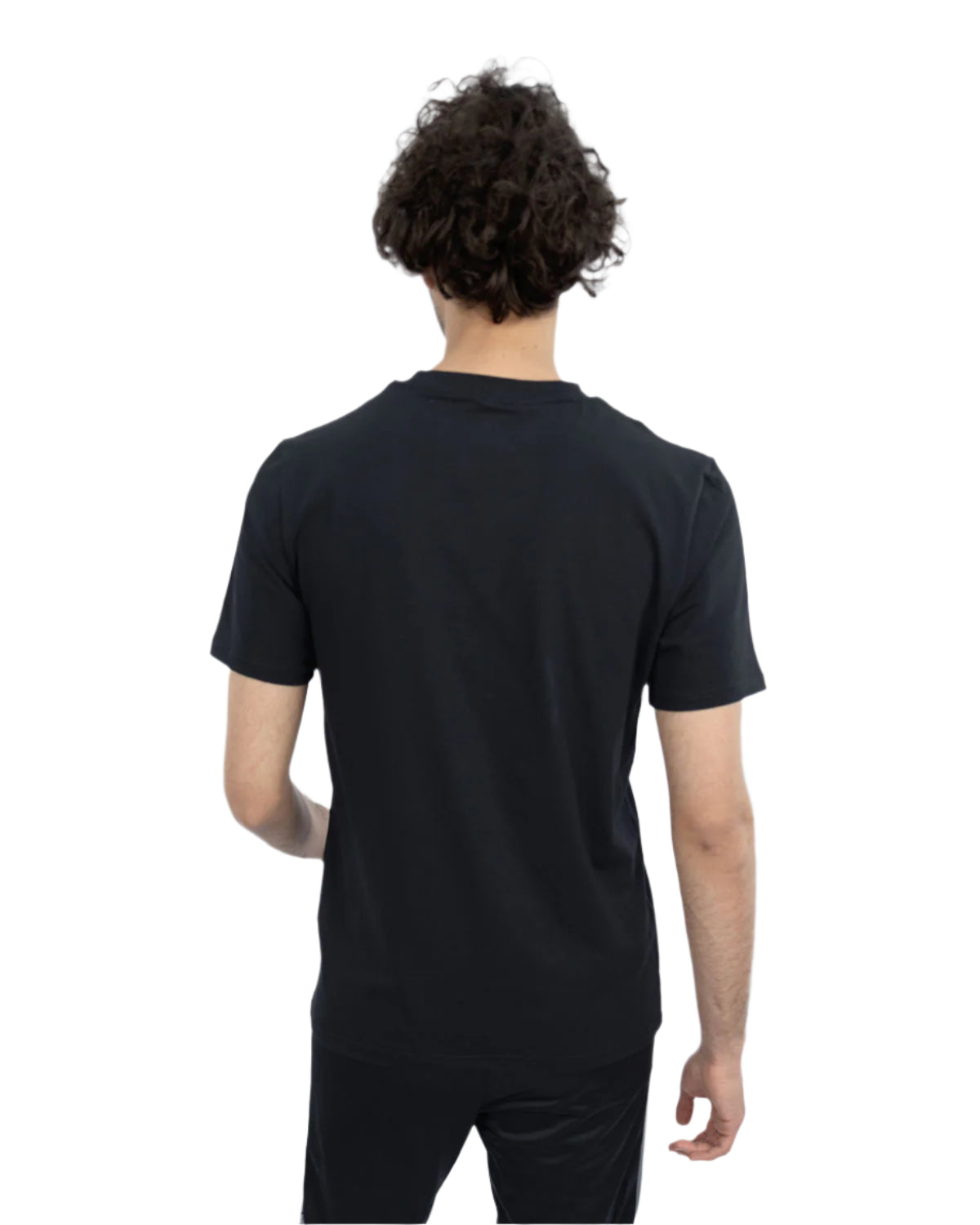 Men's Graphic Logo Black T-Shirt-Atum -15623442