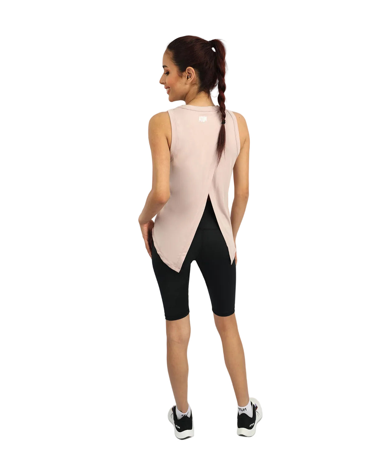Women's Cross Back Gray Top