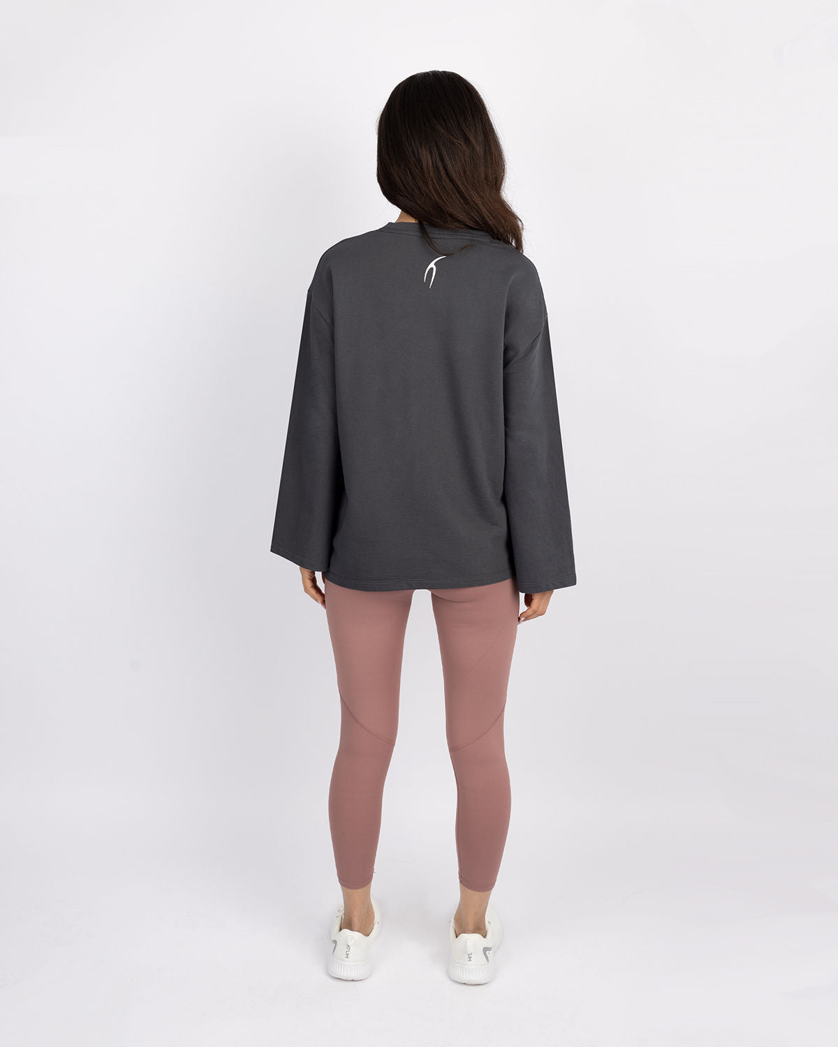 Elegance Oversize Gray T-Shirt-Atum -65102249