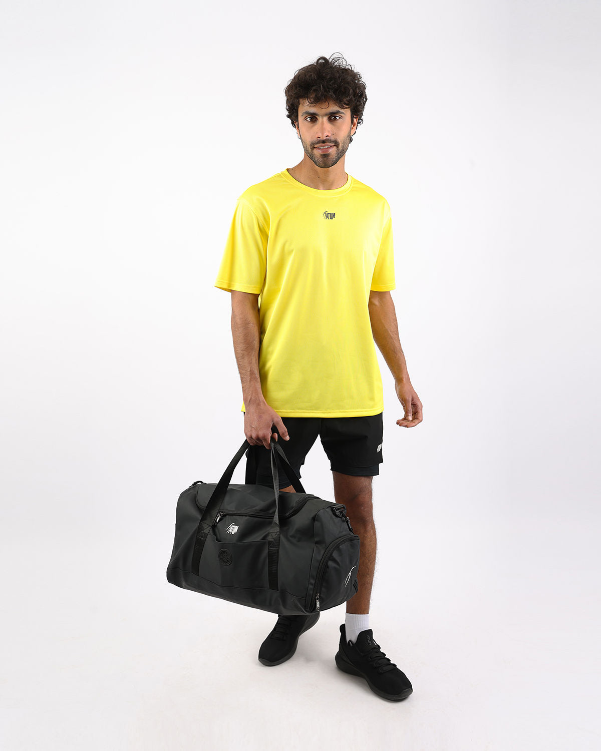 Prime Fit Men's Yellow T-Shirt-Atum -71002525