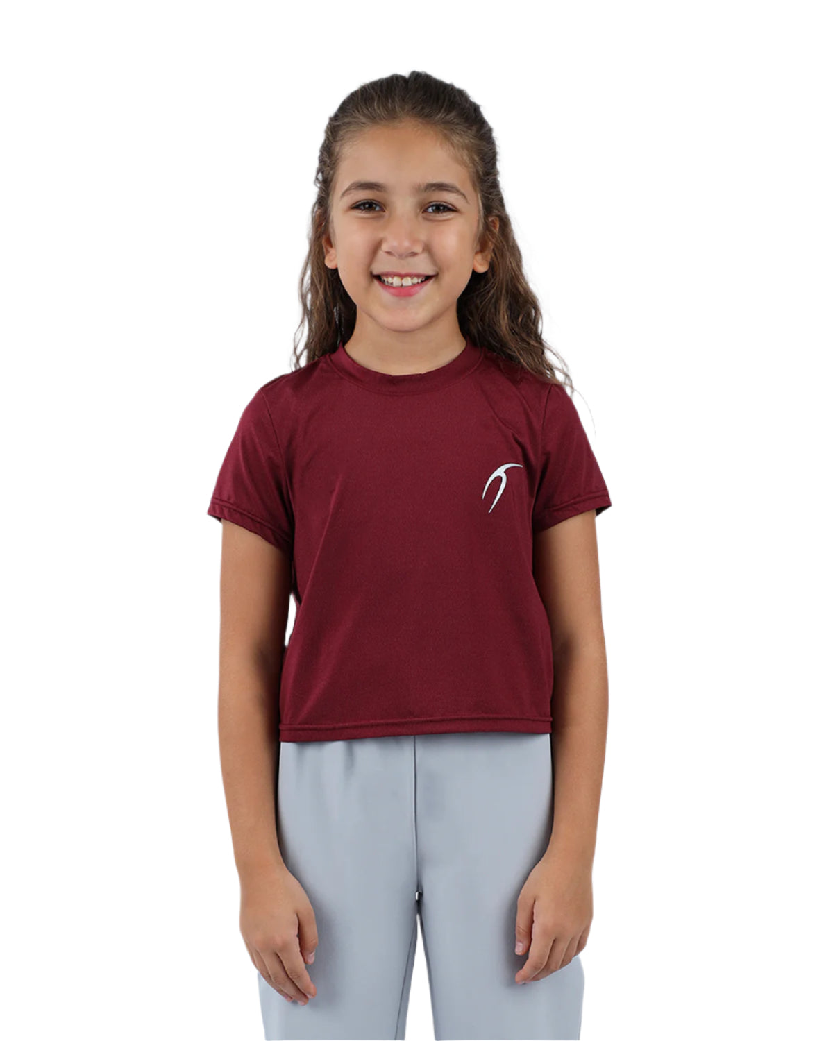INGAME Short-Sleeve Burgundy T-Shirt-Atum -52512618